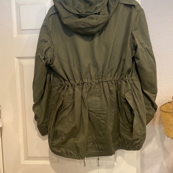 Vintage Green Cargo Syntex Canvas Utility Jacket (Medium) - Picture 6 of 6